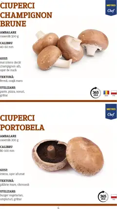 Ofertele Metro valabile de la 10.11.2025 | Pagină: 6 | Produse: Pălărie, Caserola, Grătar, Ciuperci