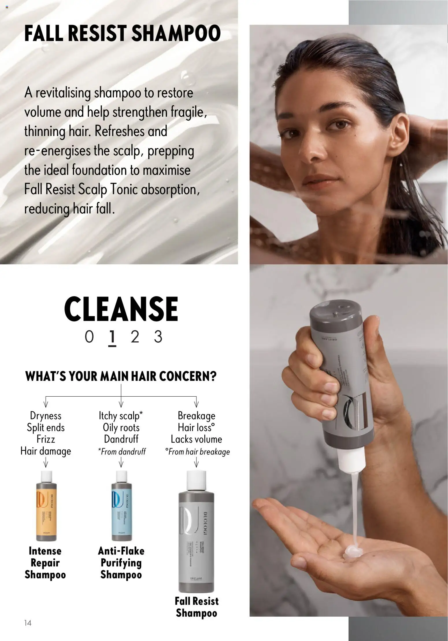 {H1} | Page: 14 | Products: Shampoo