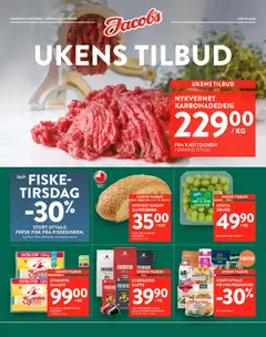 Forhåndsvisning av Jacobs kundeavis gyldig fra 05/10/2026