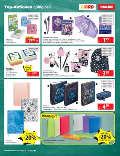 Libro Flugblatt ab 03.09.2026 gültig | Seite: 9 | Produkte: Rucksack, Notizbuch