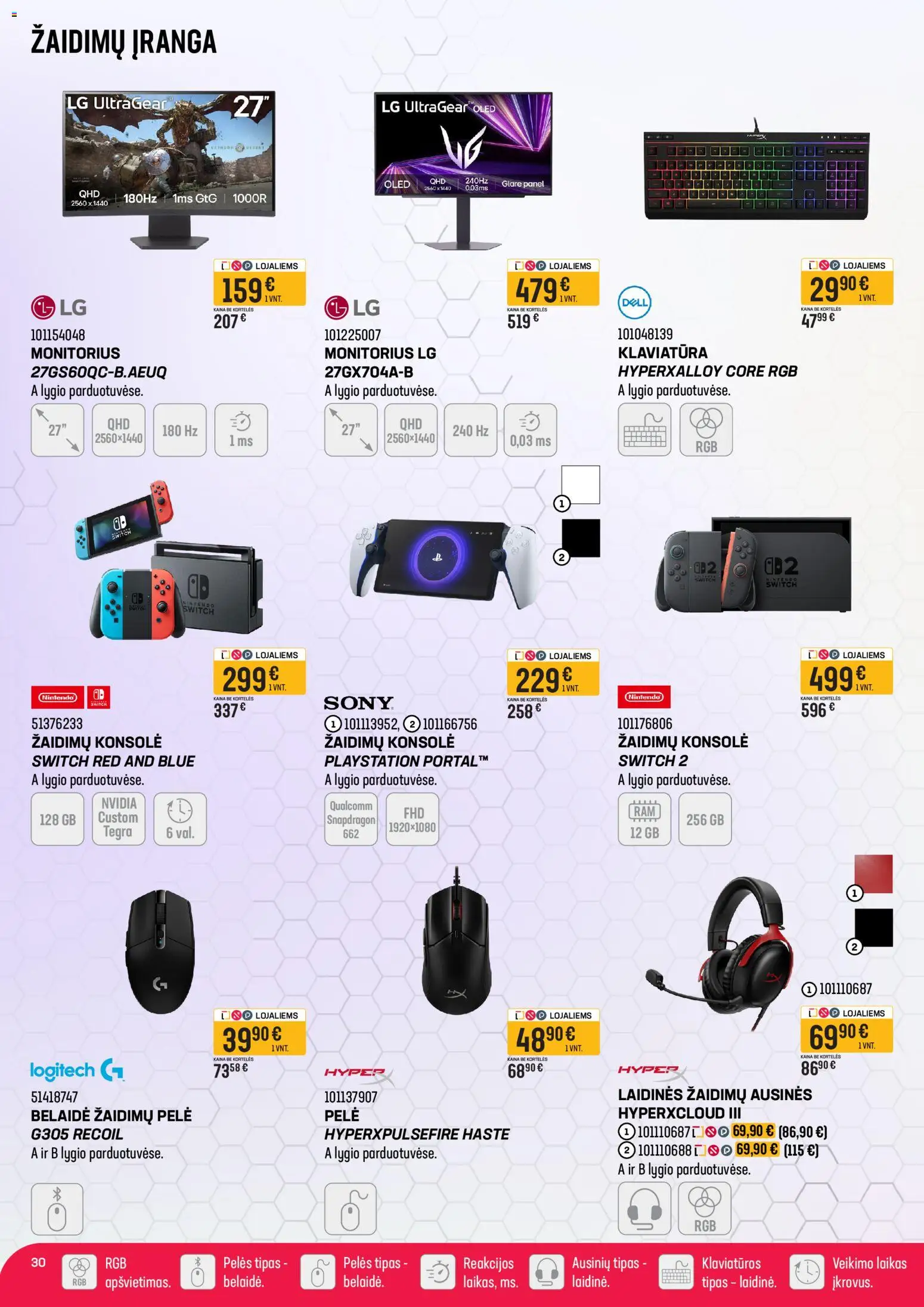 Senukai akcijos nuo 03.06.2026 | Puslapis: 30 | Prekių: Klaviatūra, Ausinės, Žaidimų konsolė, Playstation
