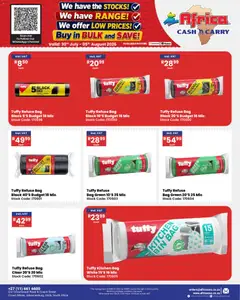 Africa Cash & Carry specials catalogue – valid from 30/07/2026 | Page: 49 | Products: Bag, Refuse bags, Stock