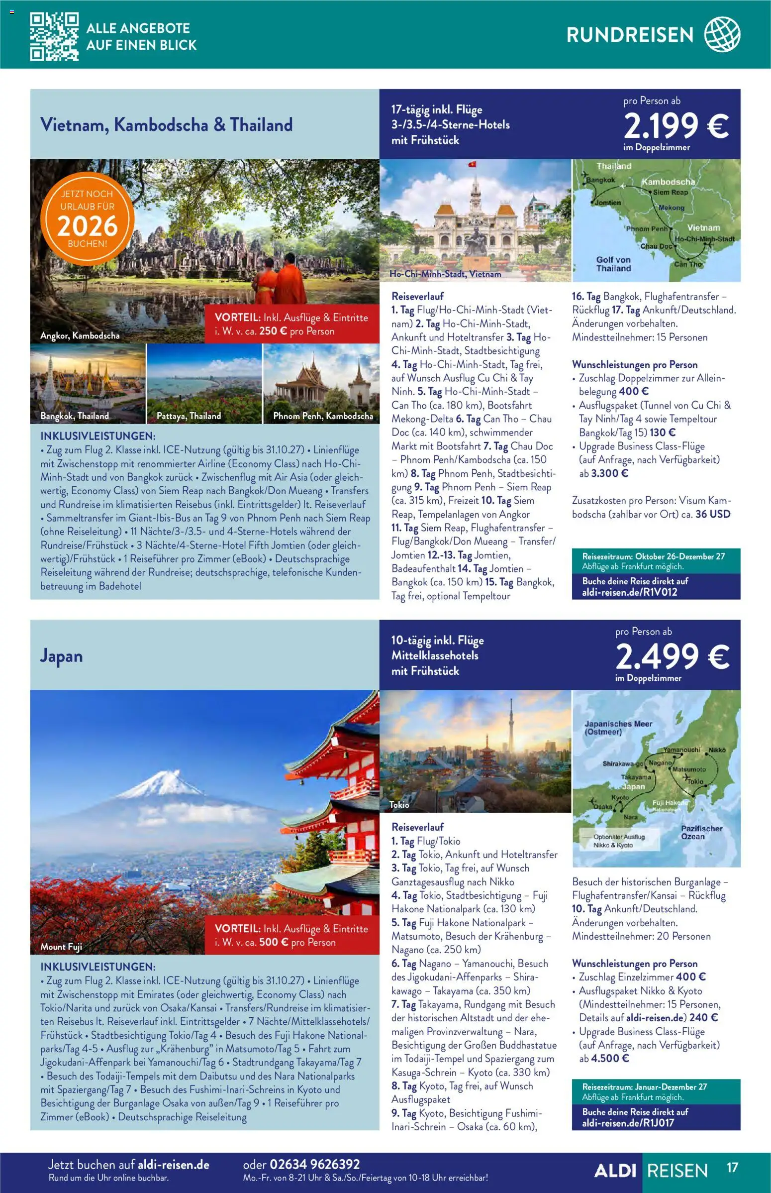 Aldi Reisen Reisemagazin – gültig ab 01.08.2026 | Seite: 17