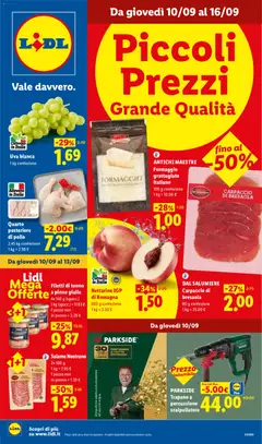 Anteprima del volantino Lidl volantino valido a partire dal 10/09/2026