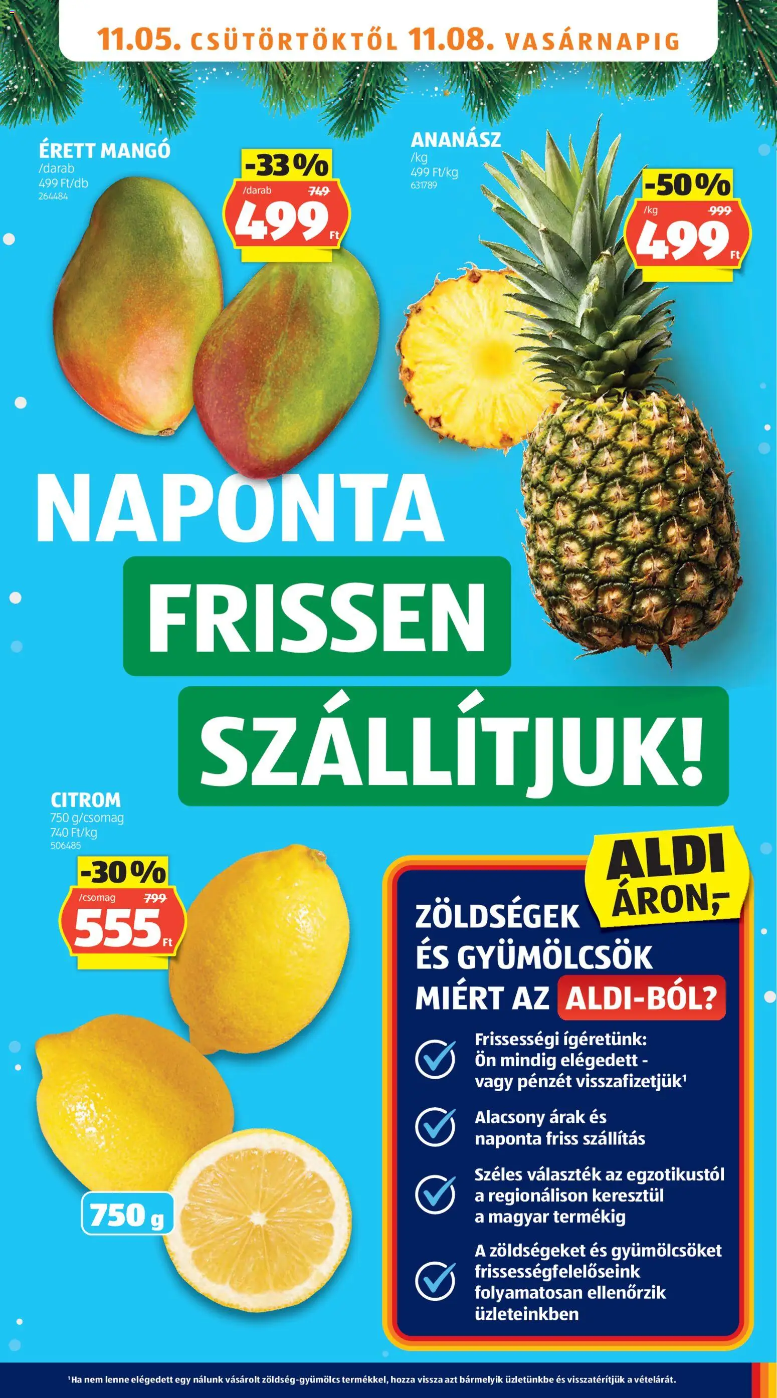 Aldi akciós ujság - amely érvényes a következő dátumtól: 2026.11.05. | Oldal: 5