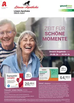 Angebote - Ihre Apotheke vor Ort: Jetzt alle Angebote auch online entdecken! ab 29.08.2026 gültig
