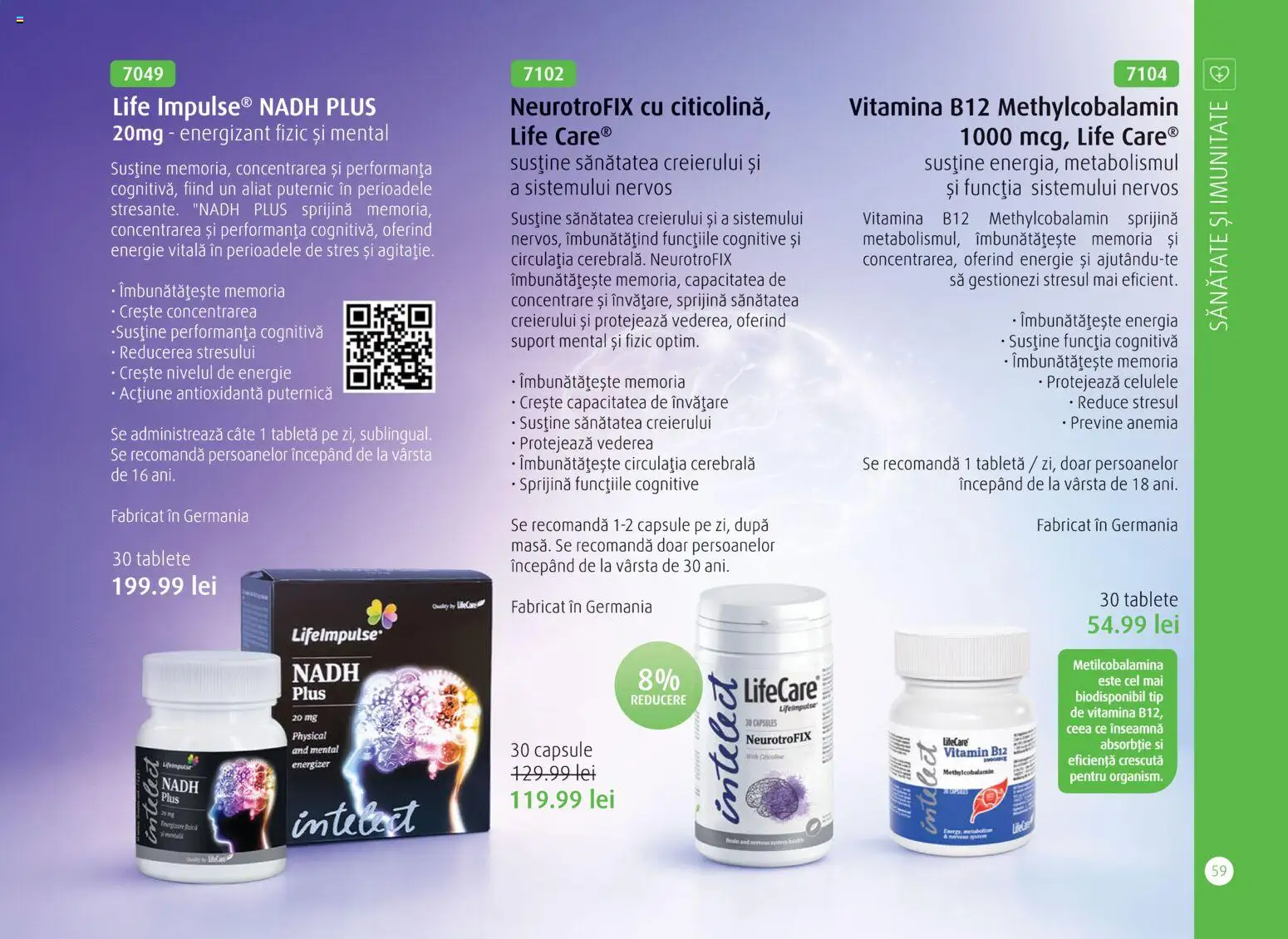 Noul catalog Life Care – valabil de la 01.04.2026 | Pagină: 61 | Produse: Tabletă