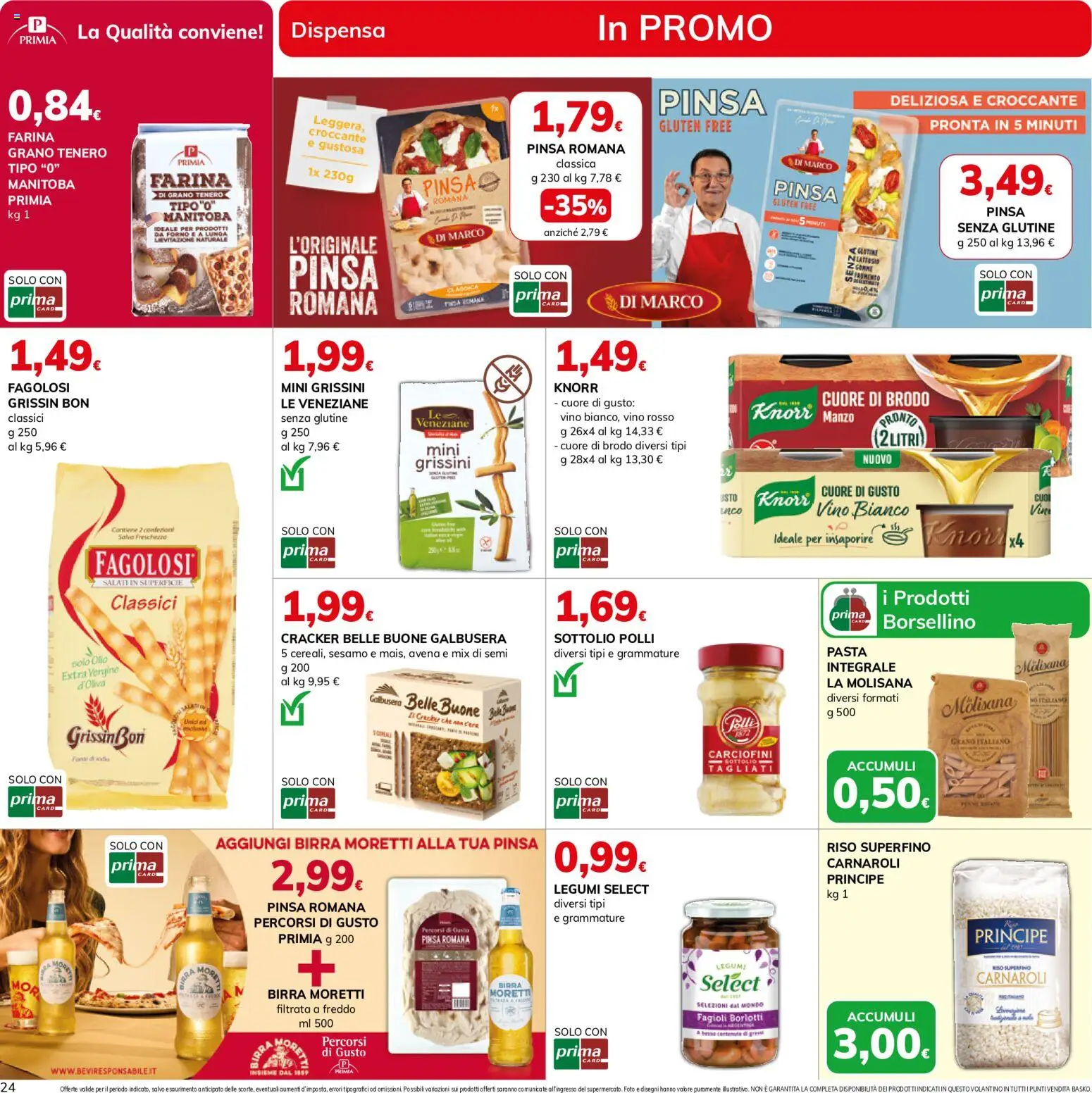 Volantino Basko del 29/09/2026 | Pagina: 24 | Prodotti: Birra, Brodo, Manzo, Vino