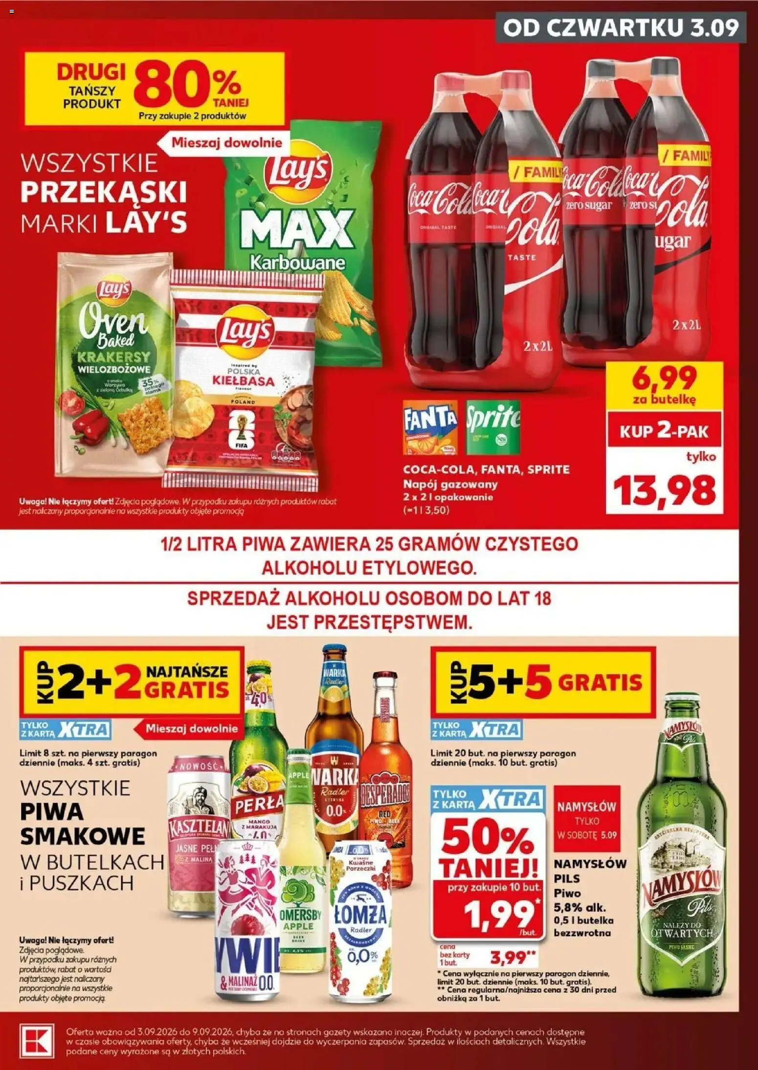 Kaufland gazetka - Super sobota od 05.09.2026 - od jutra PDF | Strona: 7 | Produkty: Gazety, Piwo perła, Piwo Desperados, Desperados