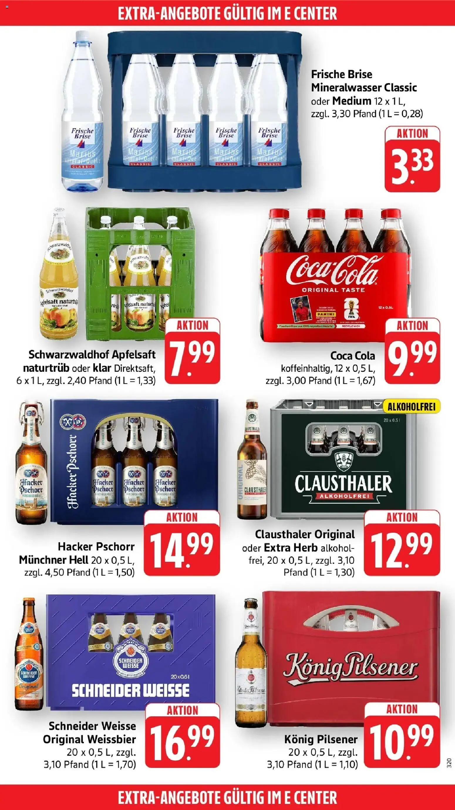 Edeka Prospekt Trier – gültig ab 08.06.2026 | Seite: 52 | Produkte: Konig pilsener, Äpfel, Apfelsaft, Mineralwasser