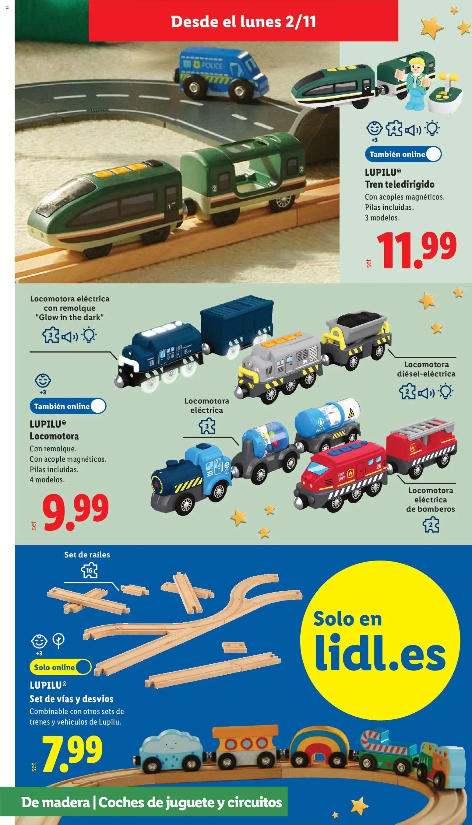 Lidl - Juguetes de madera │ válido desde el 21/10/2026 | Página: 8 | Productos: Remolque