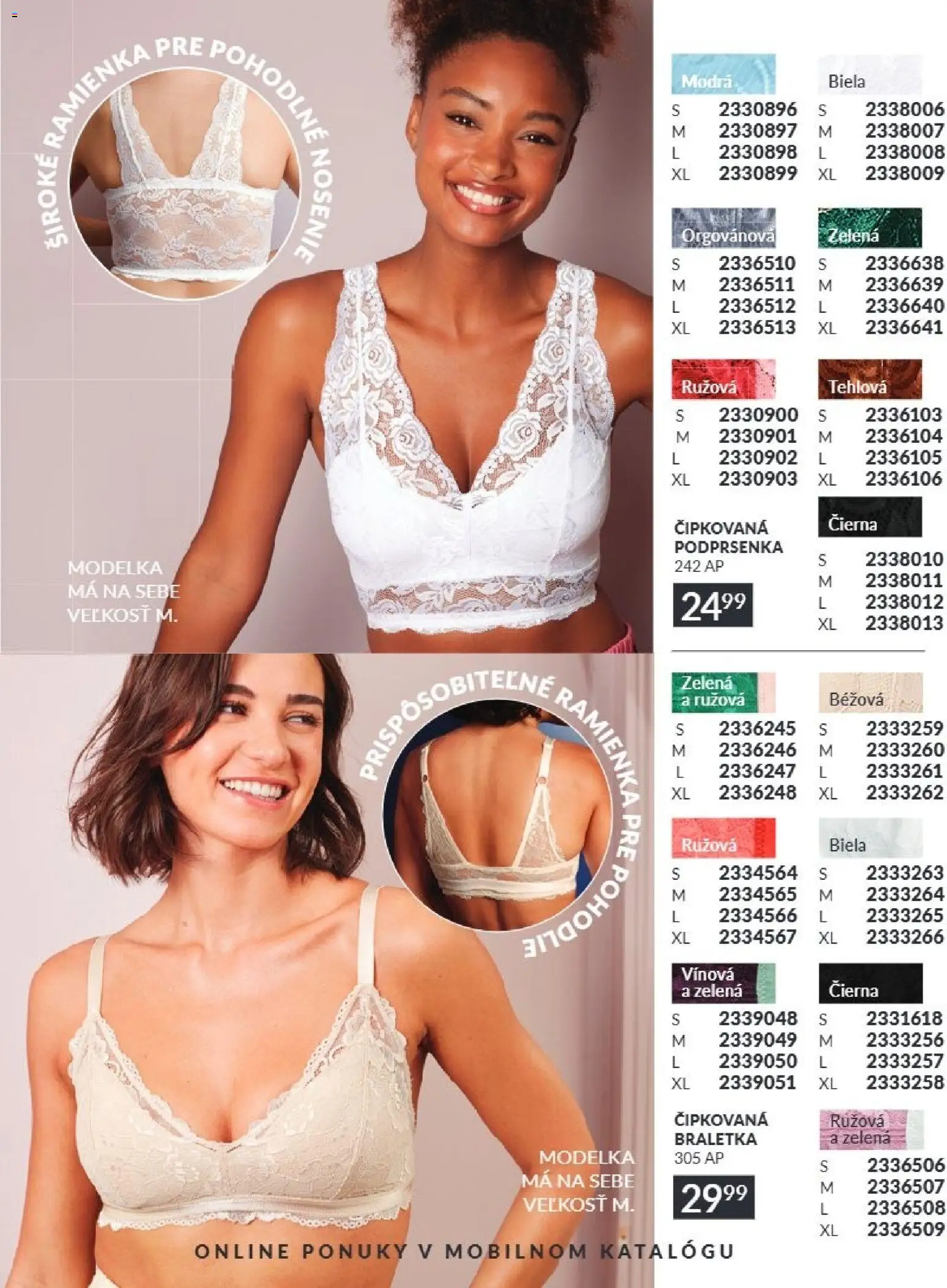 Nové Avon akcie – leták je platný od 01.08.2026 | Strana: 199 | Produkty: Podprsenka