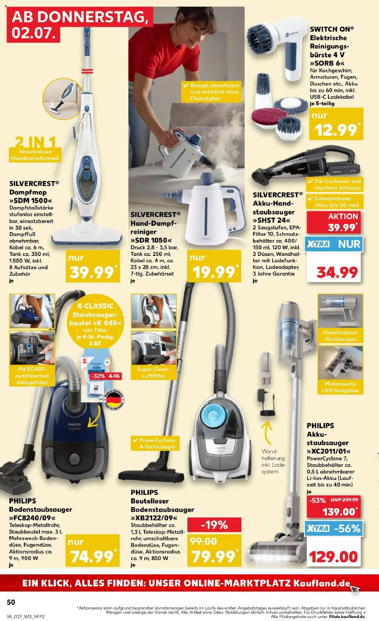 Kaufland Prospekt Worms – gültig ab 29.06.2026 | Seite: 61 | Produkte: Kabel, Philips, Staubsauger, Bürste
