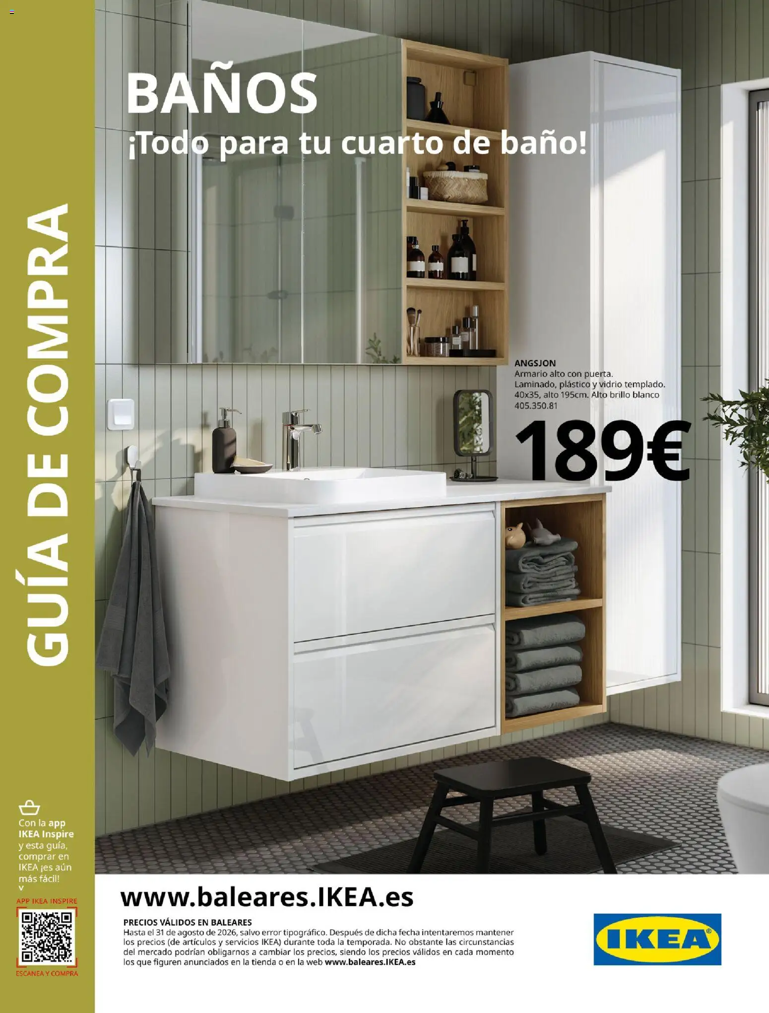Catálogo IKEA Baños │ válido desde el 01.02.2026 | Página: 1 | Productos: Armario, Baño