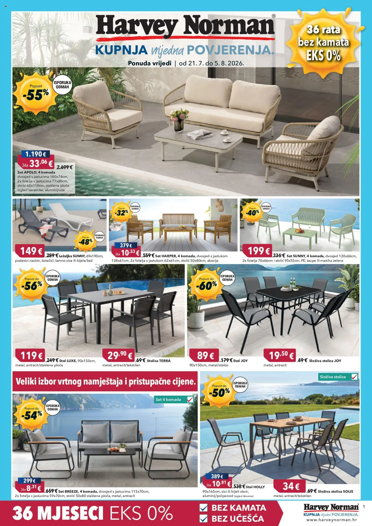 Harvey Norman katalog | vrijedi od 21.07.2026 | Stranica: 1
