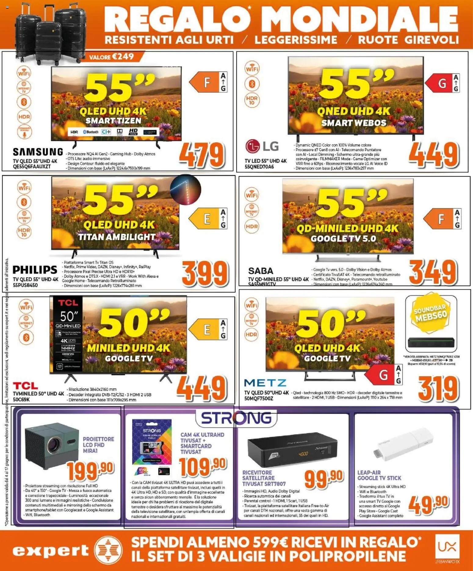 Volantino Expert del 04.06.2026 | Pagina: 5 | Prodotti: Telecomando, Decoder, TV, Samsung