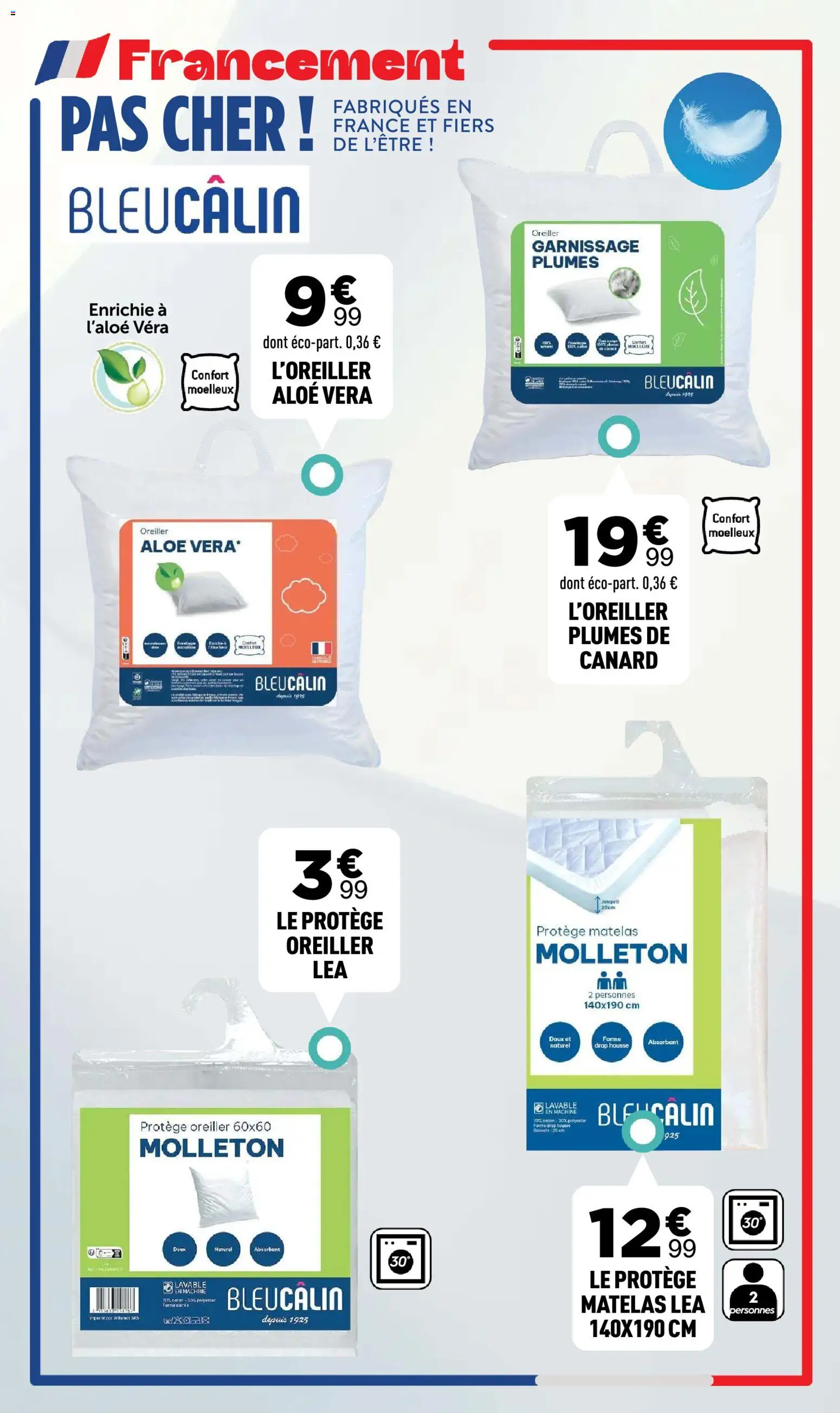 {H1} | Page: 11 | Produits: Canard, Aloe vera, Matelas, Oreiller