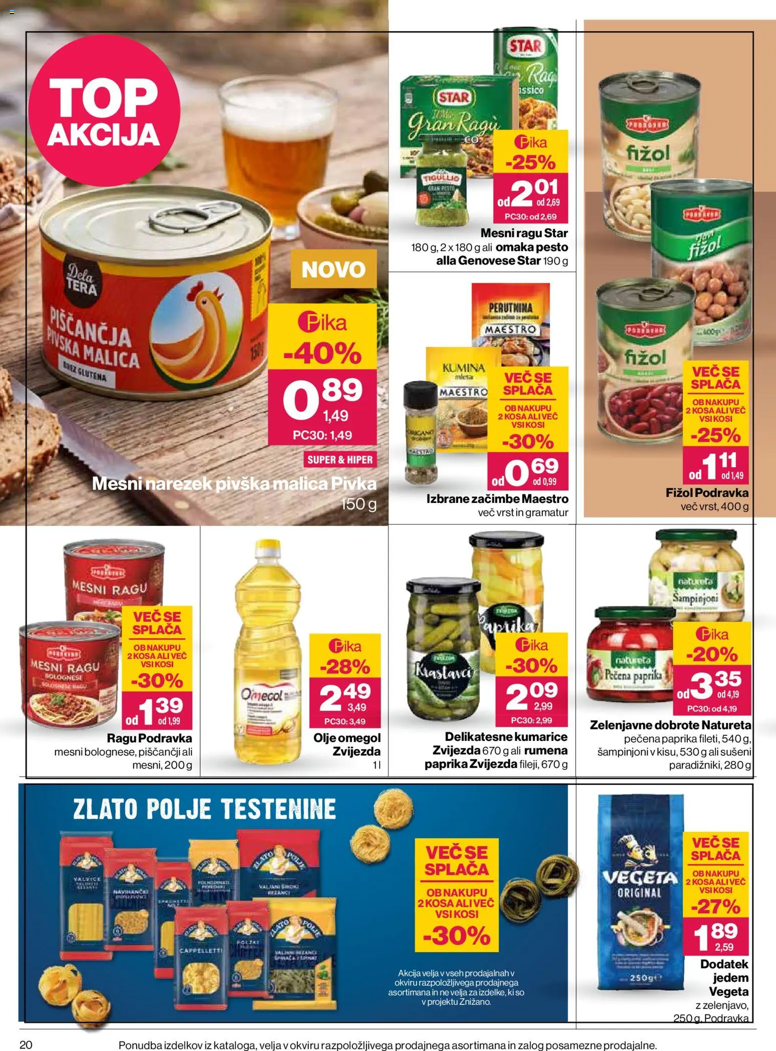 Novi Mercator katalog ponudbe – veljaven od 01.10.2026 | Stran: 20