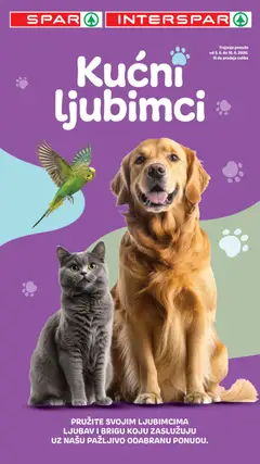 Spar katalog Ljubimci - Pregled kataloga iz trgovine Spar, vrijedi od 03.06.2026