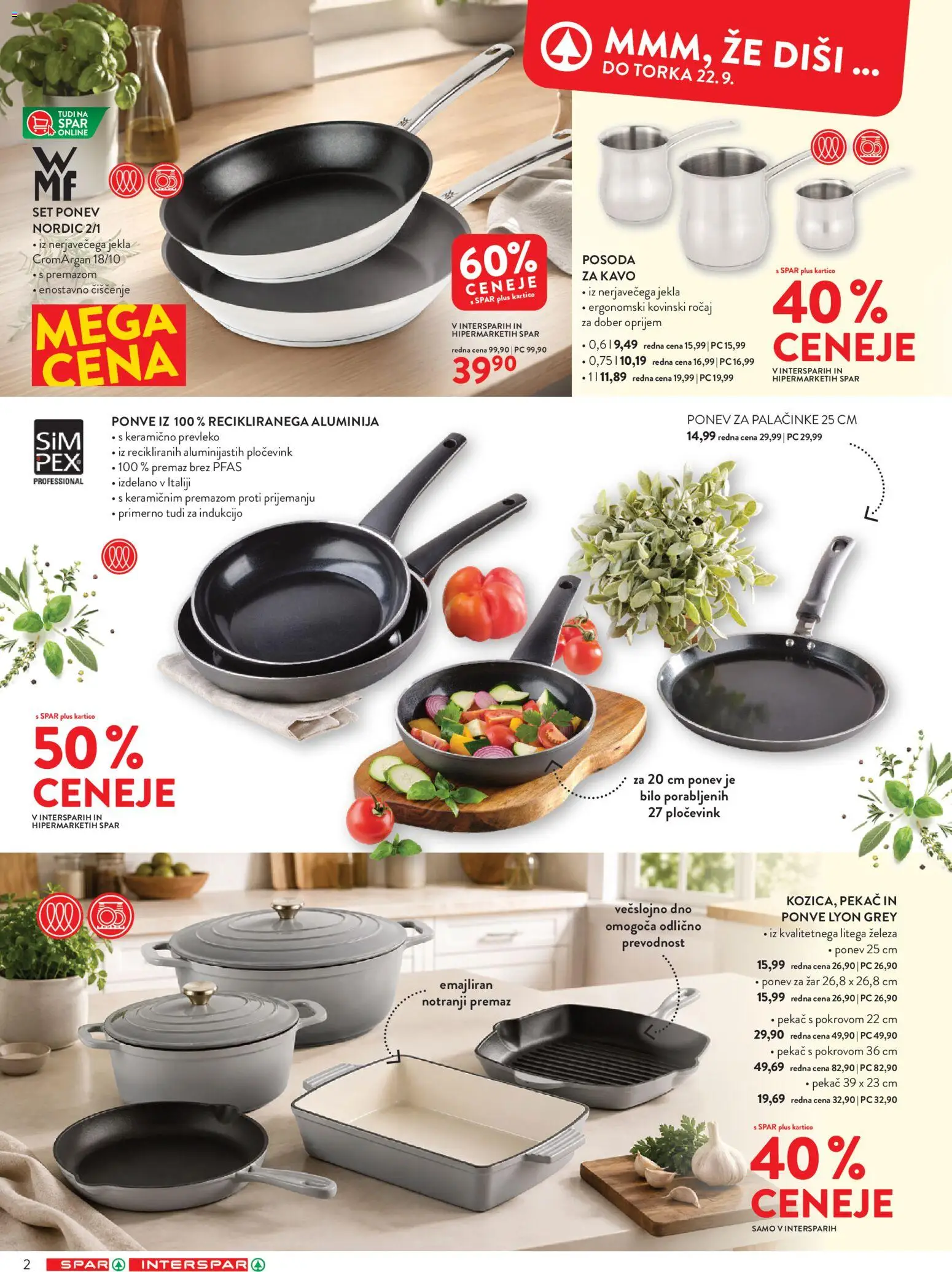 Novi Spar katalog ponudbe – veljaven od 09.09.2026 | Stran: 2 | Izdelki: Zar, Palačinke