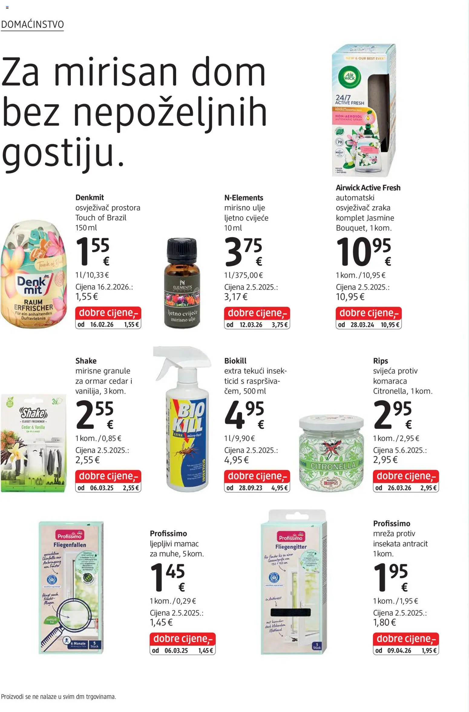 DM katalog | vrijedi od 01.07.2026 | Stranica: 36 | Proizvodi: Cvijeće, Ormar, Ulje, Osvježivač prostora
