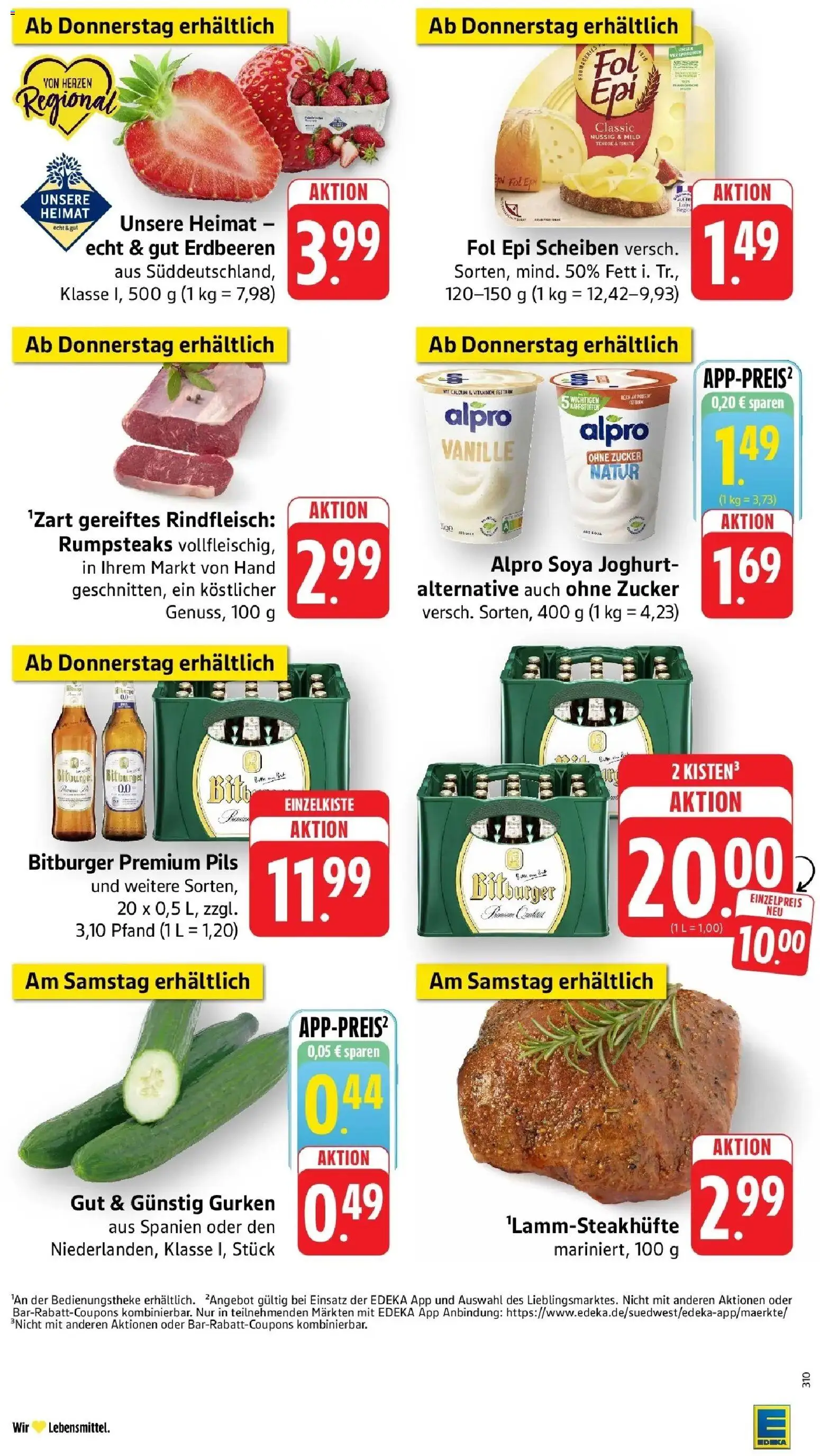 Angebote – gültig ab 27.04.2026 | Seite: 52 | Produkte: Pils, Alpro, Zucker, Rindfleisch