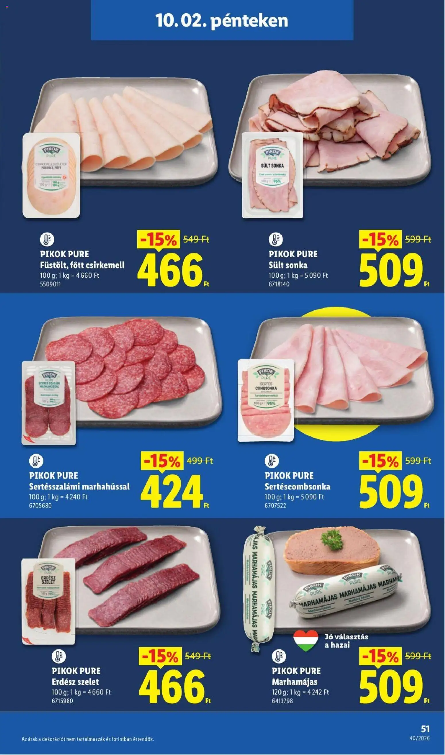 Lidl akciós ujság - amely érvényes a következő dátumtól: 2026.10.01. | Oldal: 51