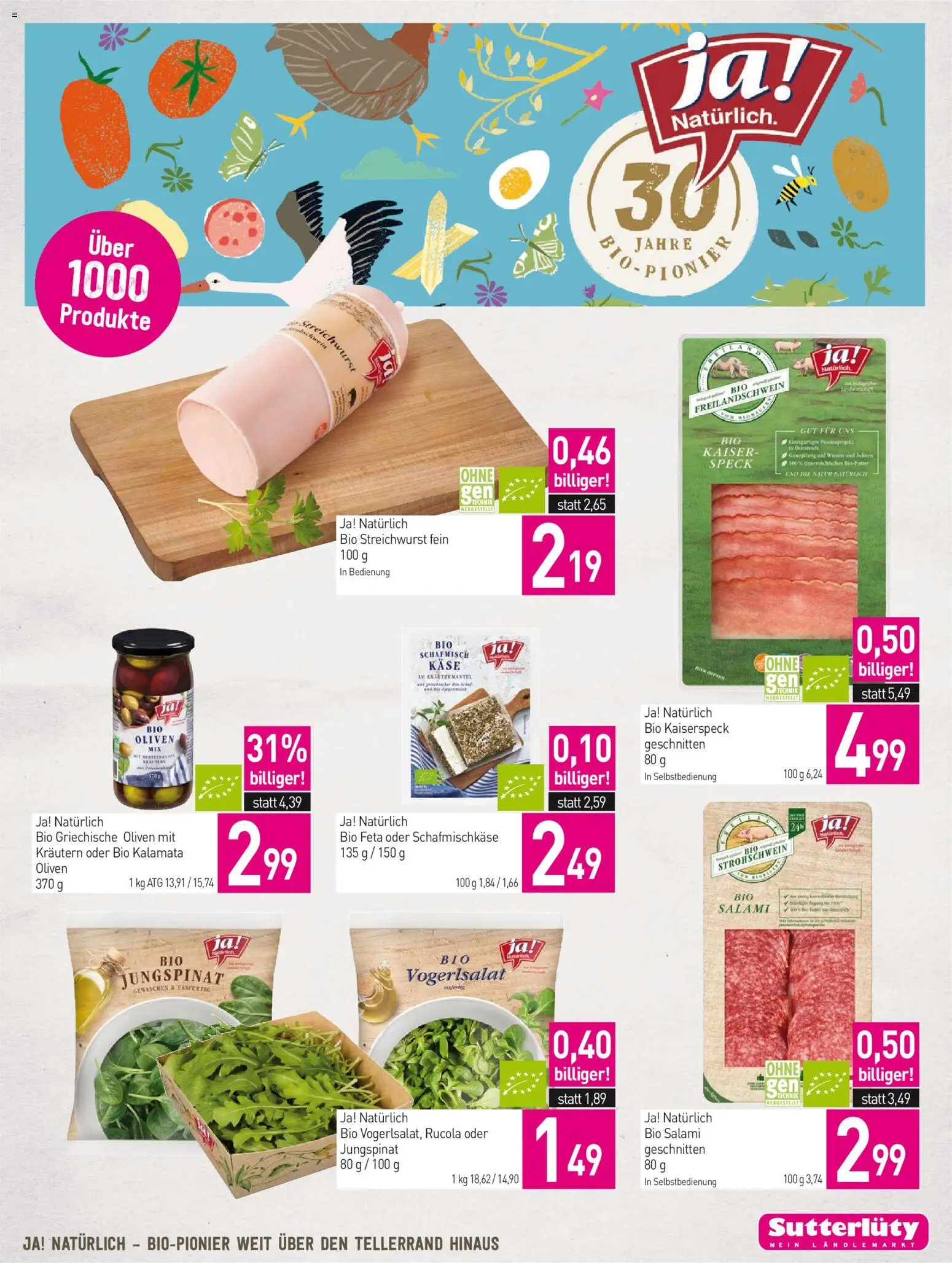 Sutterlüty Flugblatt gültig ab 15.10.2026 | Seite: 5 | Produkte: Oliven, Speck, Käse, Salami