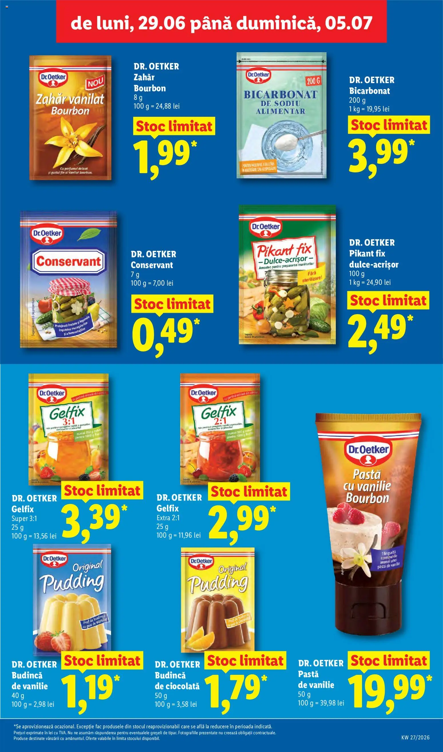 Noul catalog Lidl – valabil de la 29.06.2026 | Pagină: 19 | Produse: Ciocolată, Bourbon, Zahăr