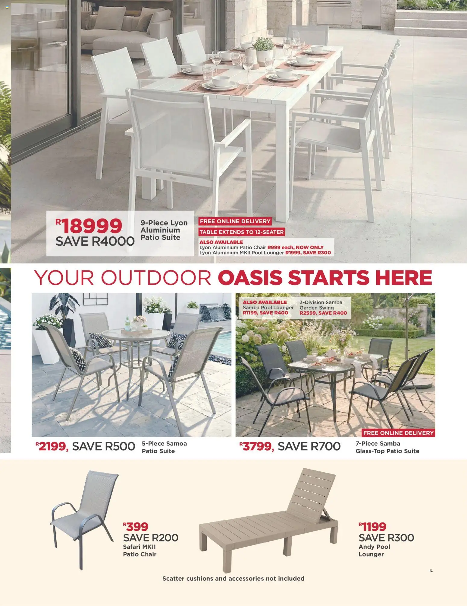 New House and Home catalogue – valid from 07/09/2026 | Page: 3 | Products: Table, Chair