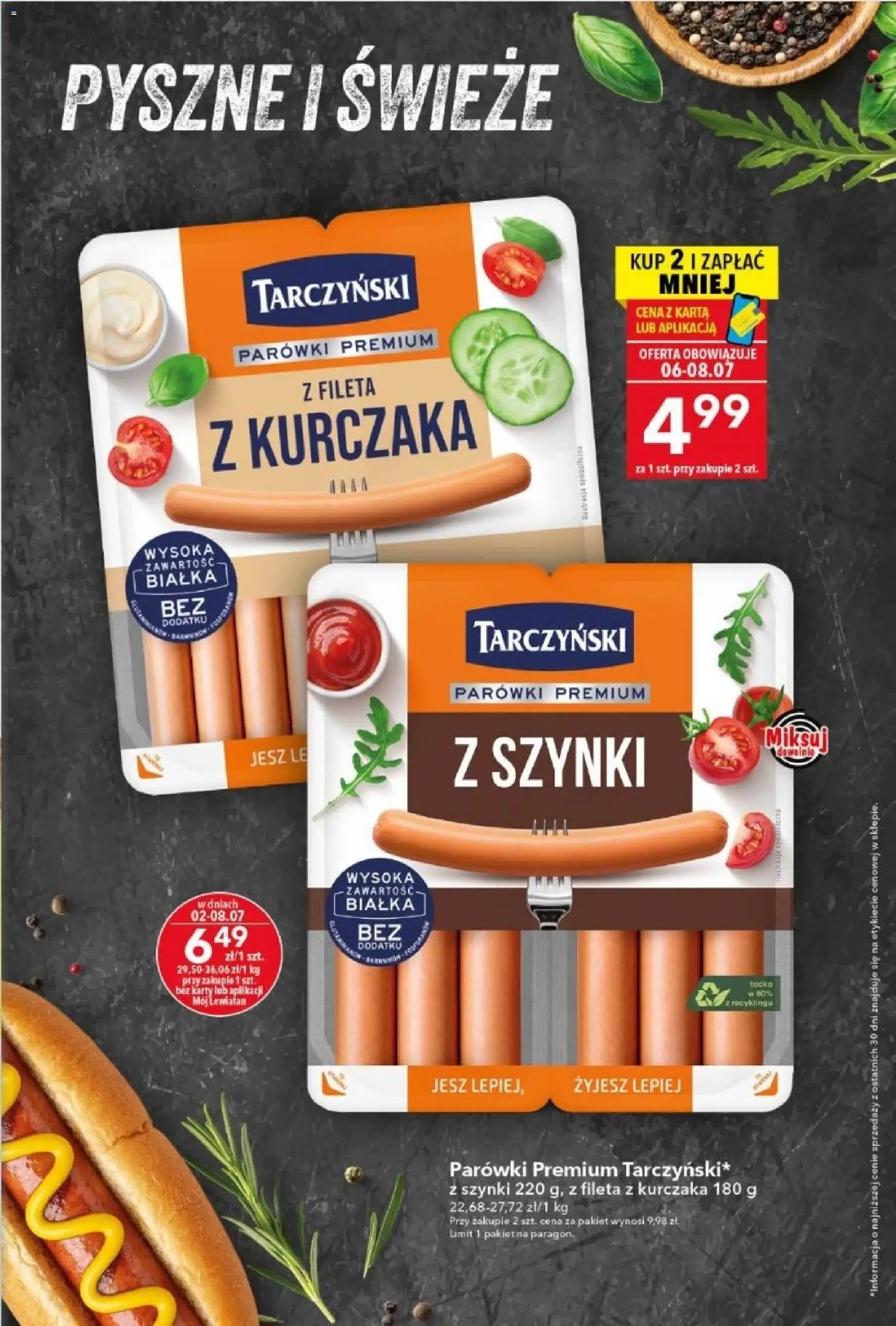 Lewiatan gazetka od 02.07.2026 | Strona: 3 | Produkty: Karta, Parówki