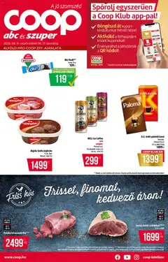COOP - Abc & szuper / Alföld Pro-Coop Zrt. - amely érvényes a következő dátumtól: 11.06.2026