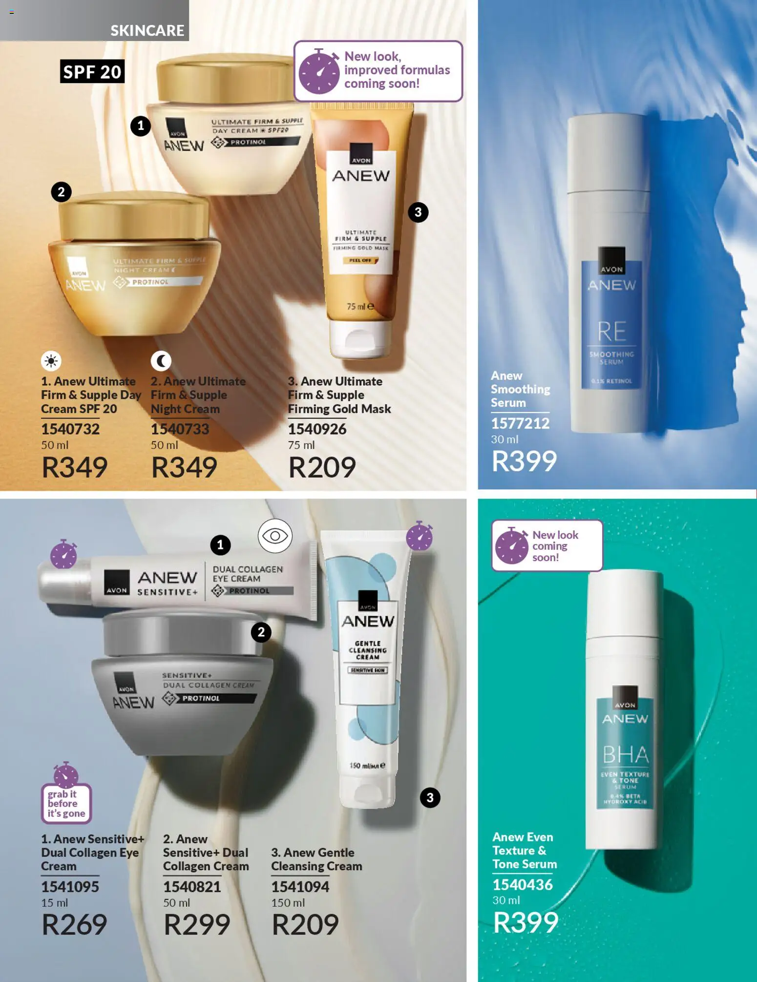 New Avon catalogue – valid from 01.04.2026 | Page: 36 | Products: Serum, Mask, Cream, Eye cream