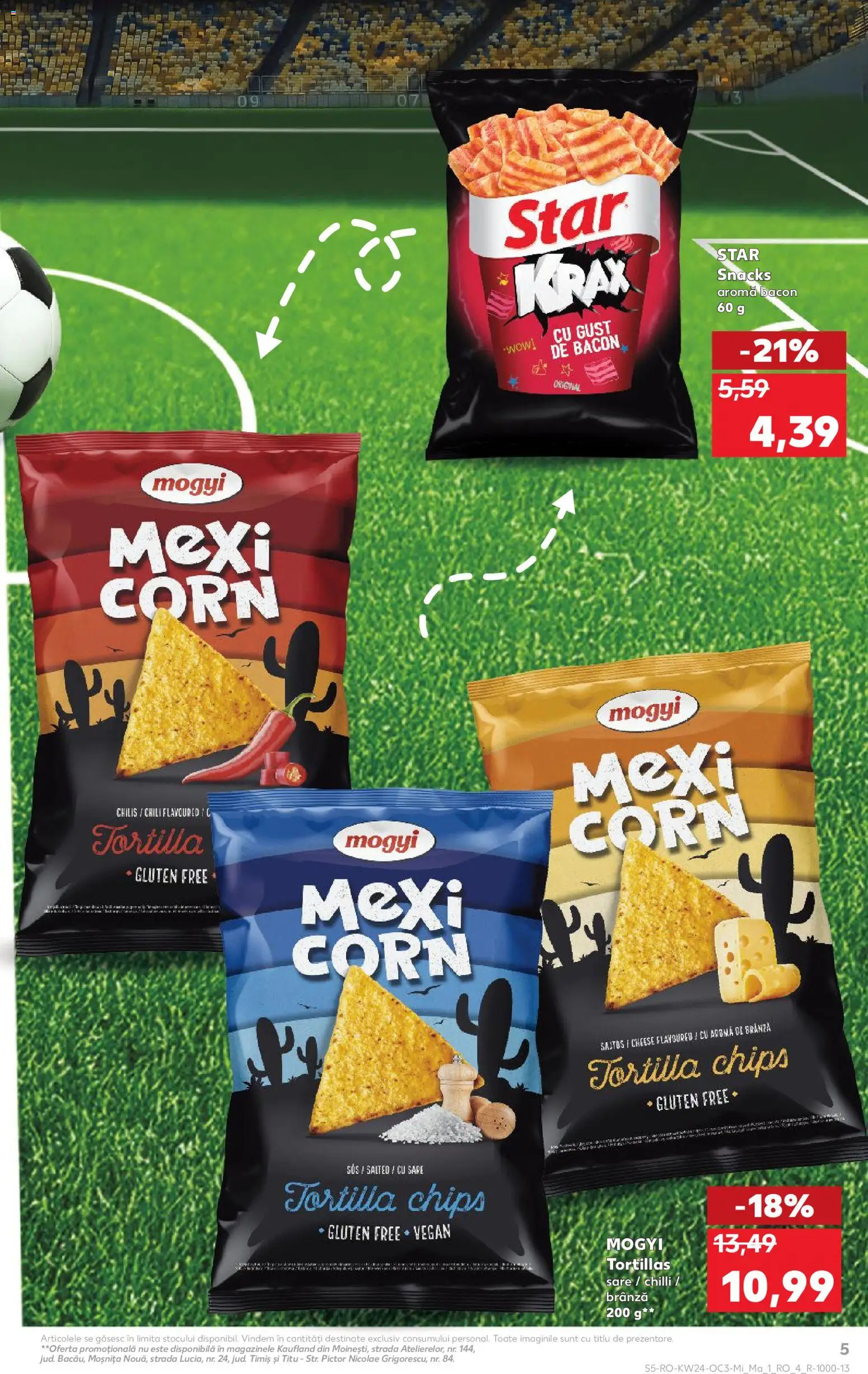 Noul catalog Kaufland – valabil de la 10.06.2026 | Pagină: 5 | Produse: Chilli, Bacon, Brânză, Sare