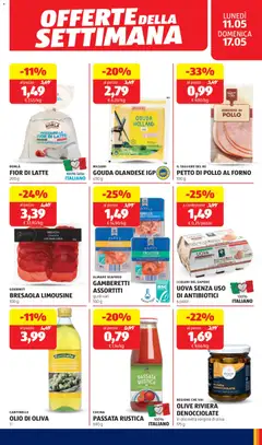 Anteprima del volantino PETTO DI POLLO AL FORNO, 100 g valido a partire dal 11.05.2026 | Pagina: 17