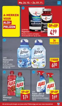 Aldi folder - Voorbeeld van een folder van Aldi, geldig van 26-10-2026 | Pagina: 25