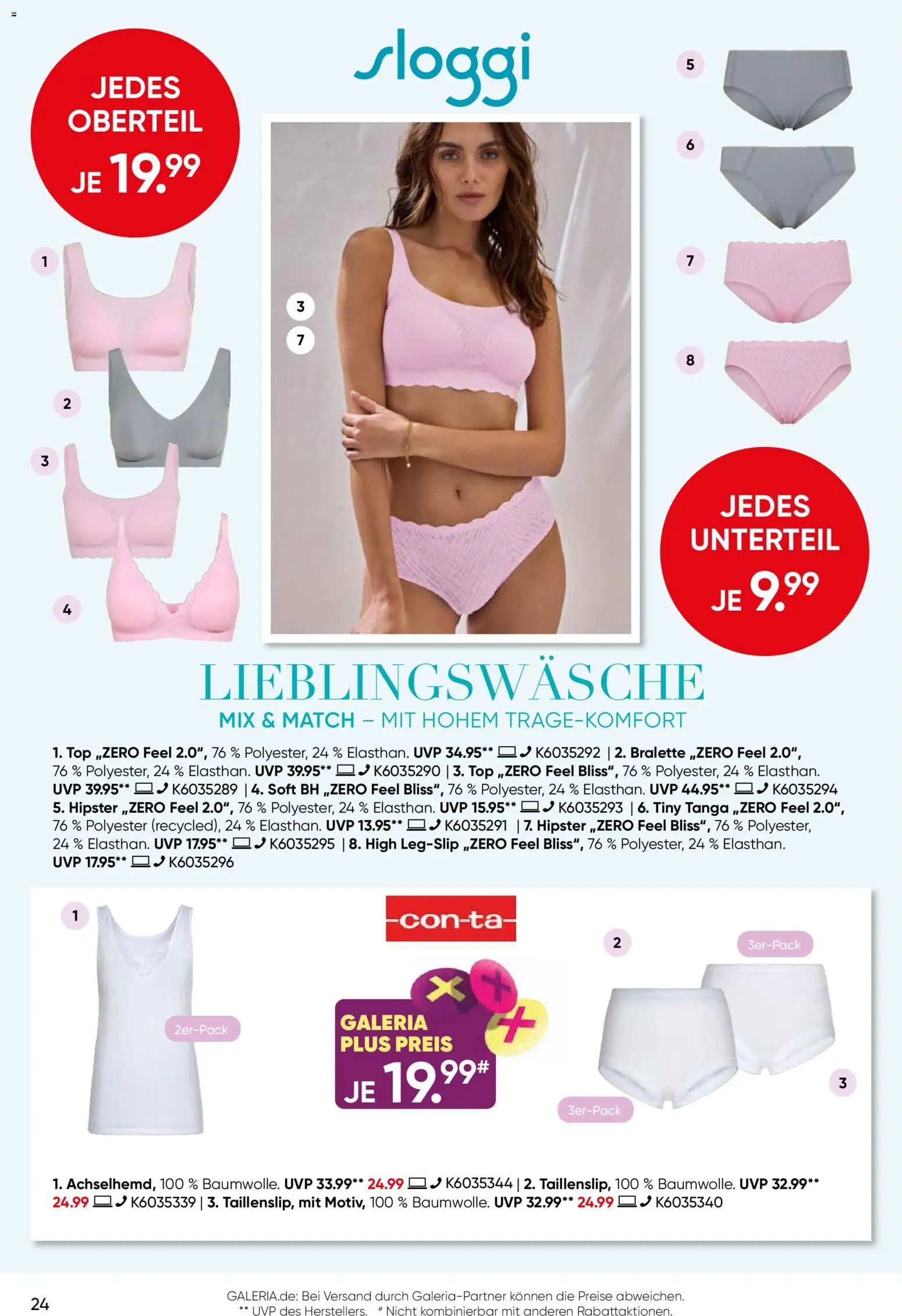 Galeria Karstadt Kaufhof Prospekt – gültig ab 27.05.2026 | Seite: 24 | Produkte: Top, Bralette, BH