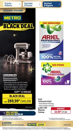Metro Black Friday ab 12.10.2026 gültig