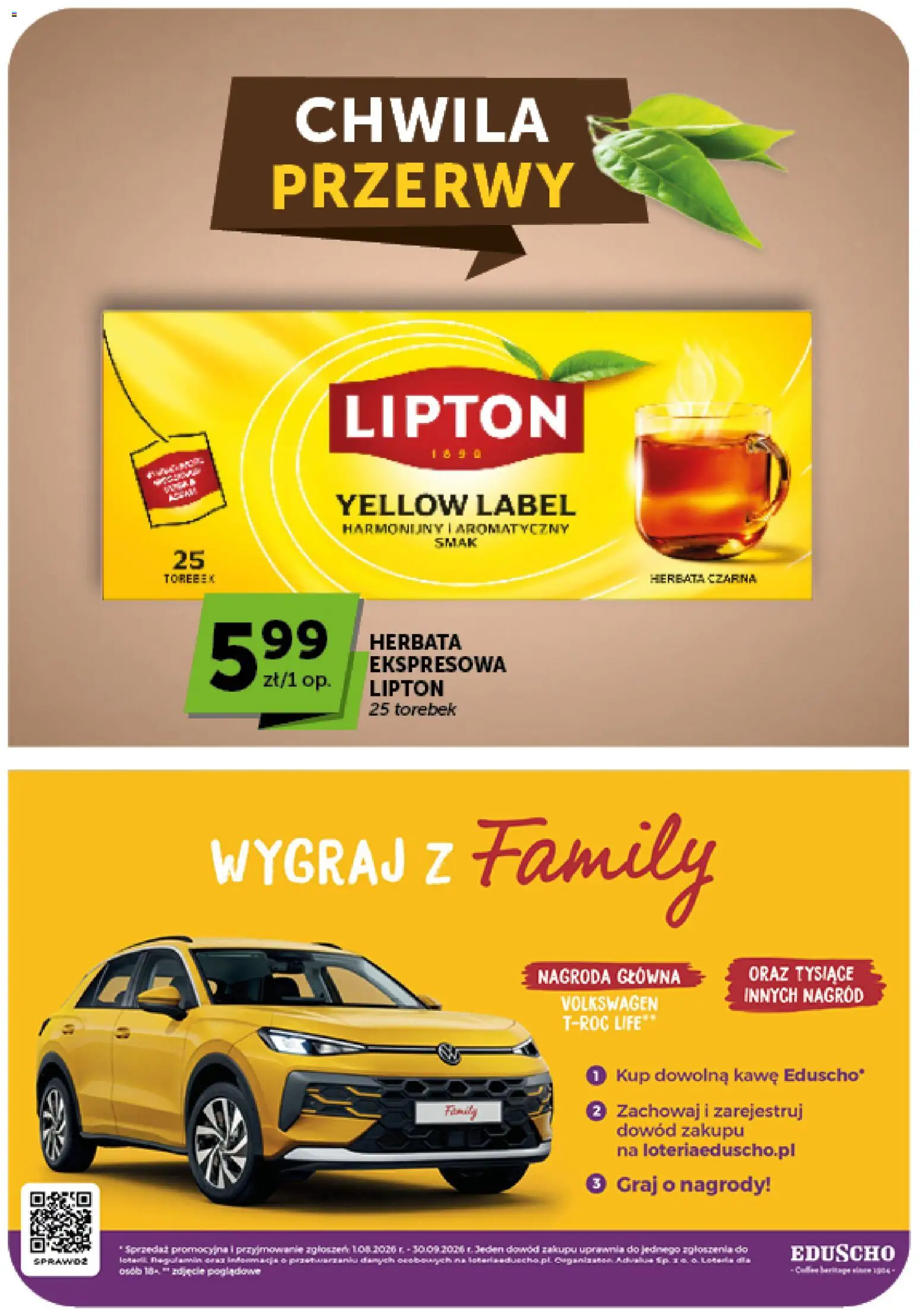 Euro Sklep gazetka - Minimarket od 13.08.2026 | Strona: 11 | Produkty: Herbata czarna, Herbata