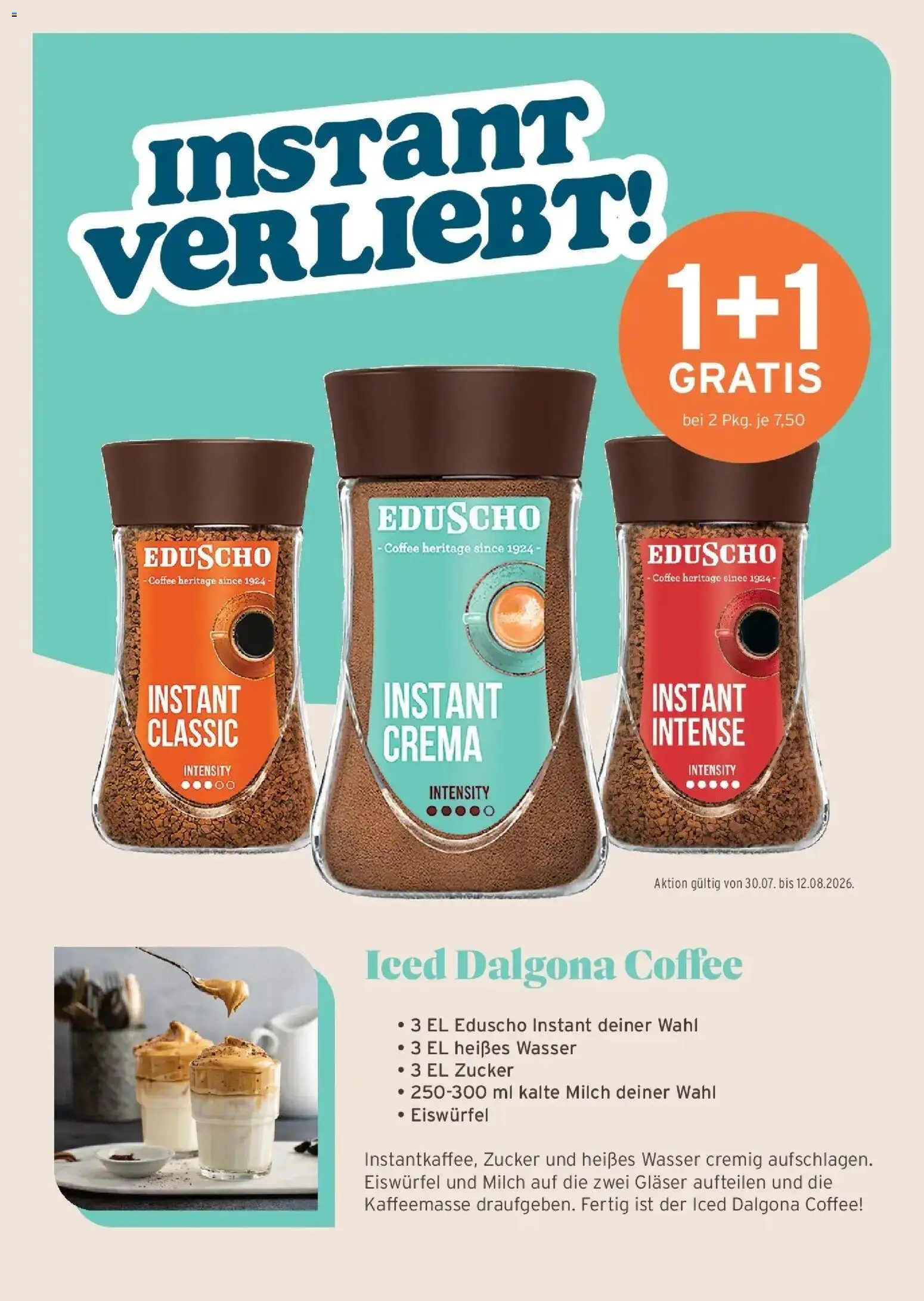 Tchibo Eduscho Tchibo Magazin gültig ab 05.08.2026 | Seite: 20 | Produkte: Wasser, Zucker, Milch