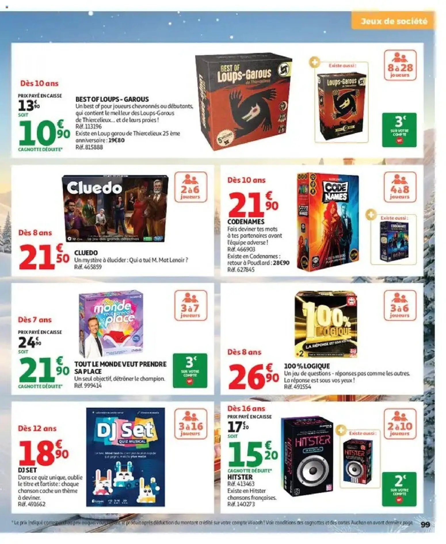 {H1} | Page: 99 | Produits: Anniversaire, Jeux, Jeux de société