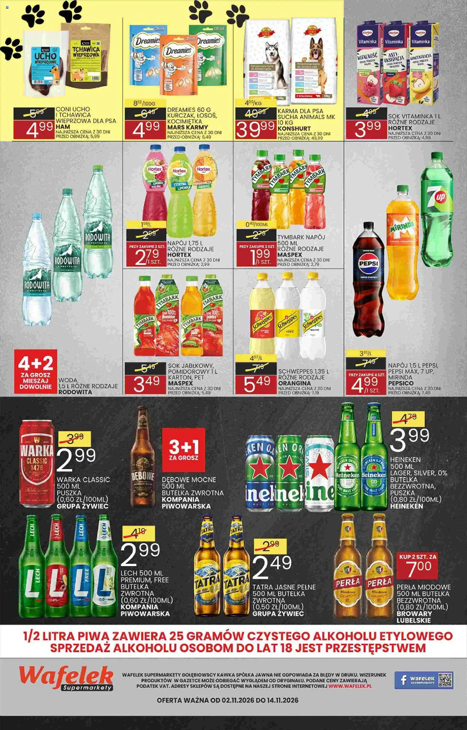 Wafelek gazetka od 02.11.2026 | Strona: 8 | Produkty: Mojito, Wafelek, Tonic, Karma