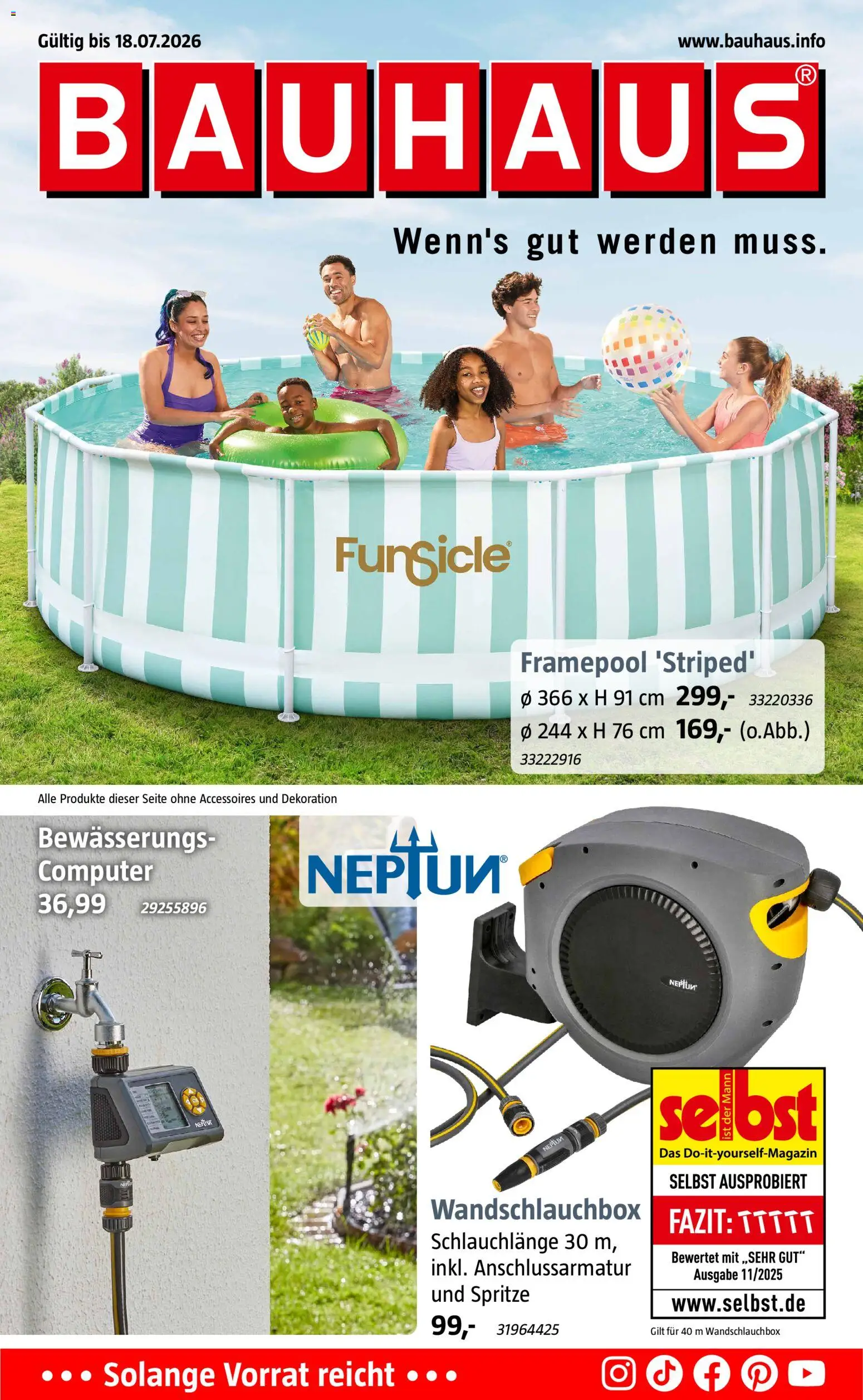 Bauhaus Prospekt – gültig ab 04.07.2026 | Seite: 1 | Produkte: Computer