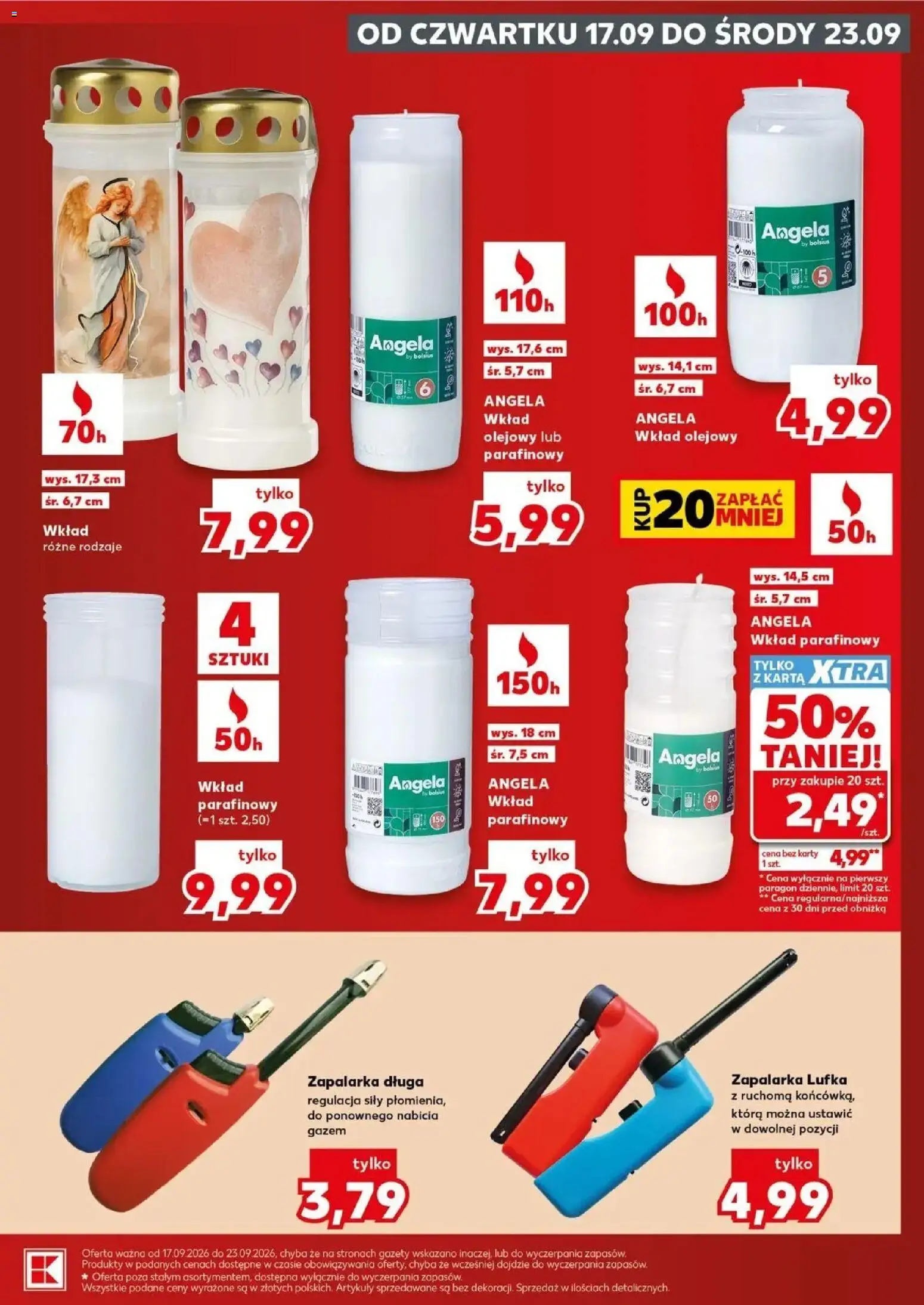 Kaufland gazetka - Znicze od 17.09.2026 - od jutra PDF | Strona: 17 | Produkty: Karta, Gazety