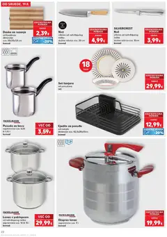 Cjedilo za posuđe, od metala, dimenzije cca. 42,5x28x10cm - Pregled kataloga iz trgovine Kaufland, vrijedi od 19.08.2026 | Stranica: 22 | Proizvodi: Nož, Posuđe, Lonac, Daska za rezanje