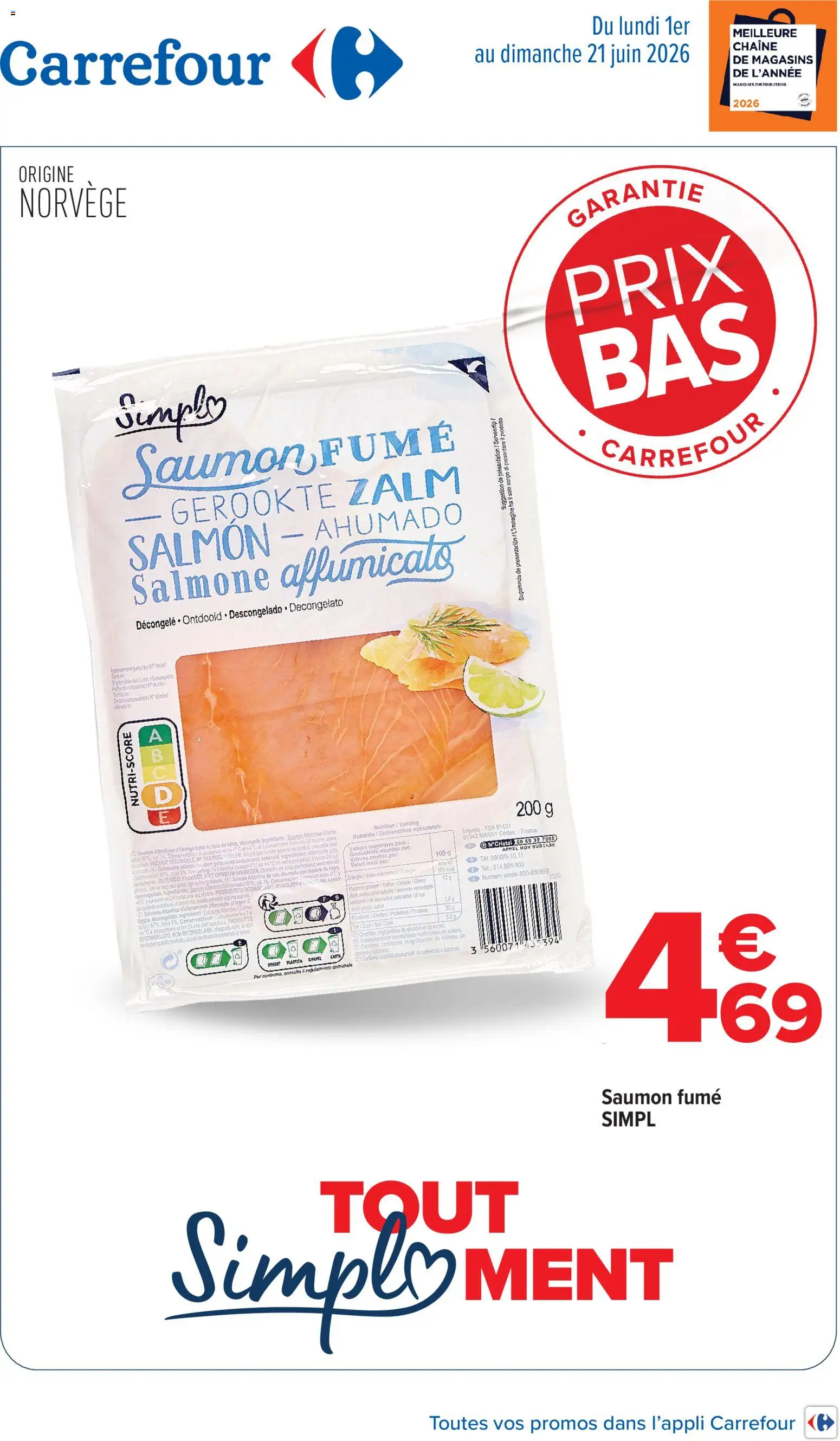 {H1} | Page: 1 | Produits: Saumon fumé, Sel, Saumon