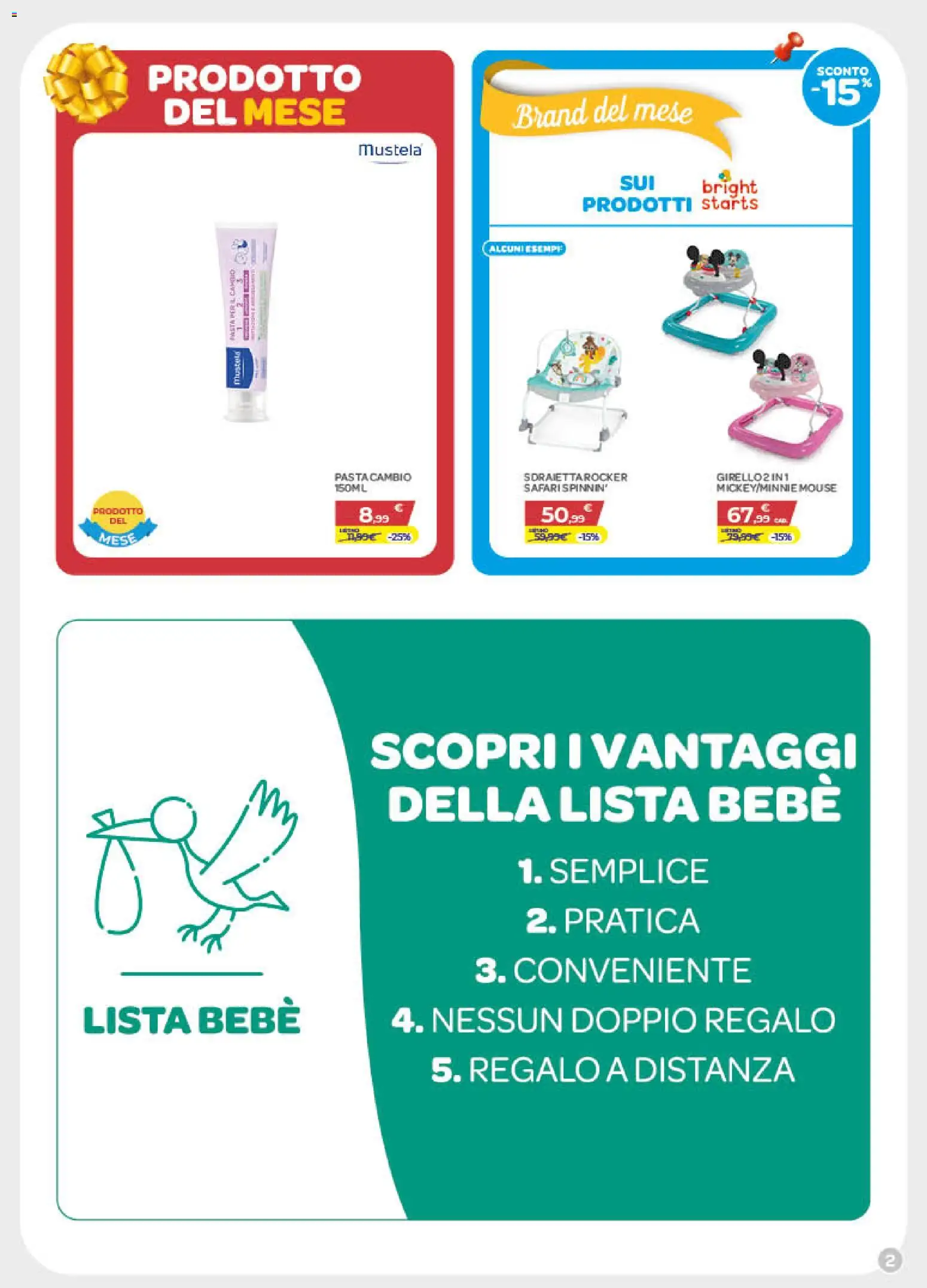 Volantino Bimbo store del 02/07/2026 | Pagina: 2 | Prodotti: Pasta, Mouse