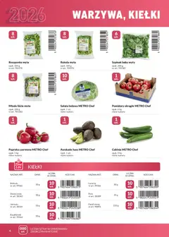 Pogląd oferty "Makro gazetka - Marki własne dla Twojego sklepu" - ważna od 23.04.2026 | Strona: 4 | Produkty: Papryka, Rukola, Szpinak, Papryka czerwona