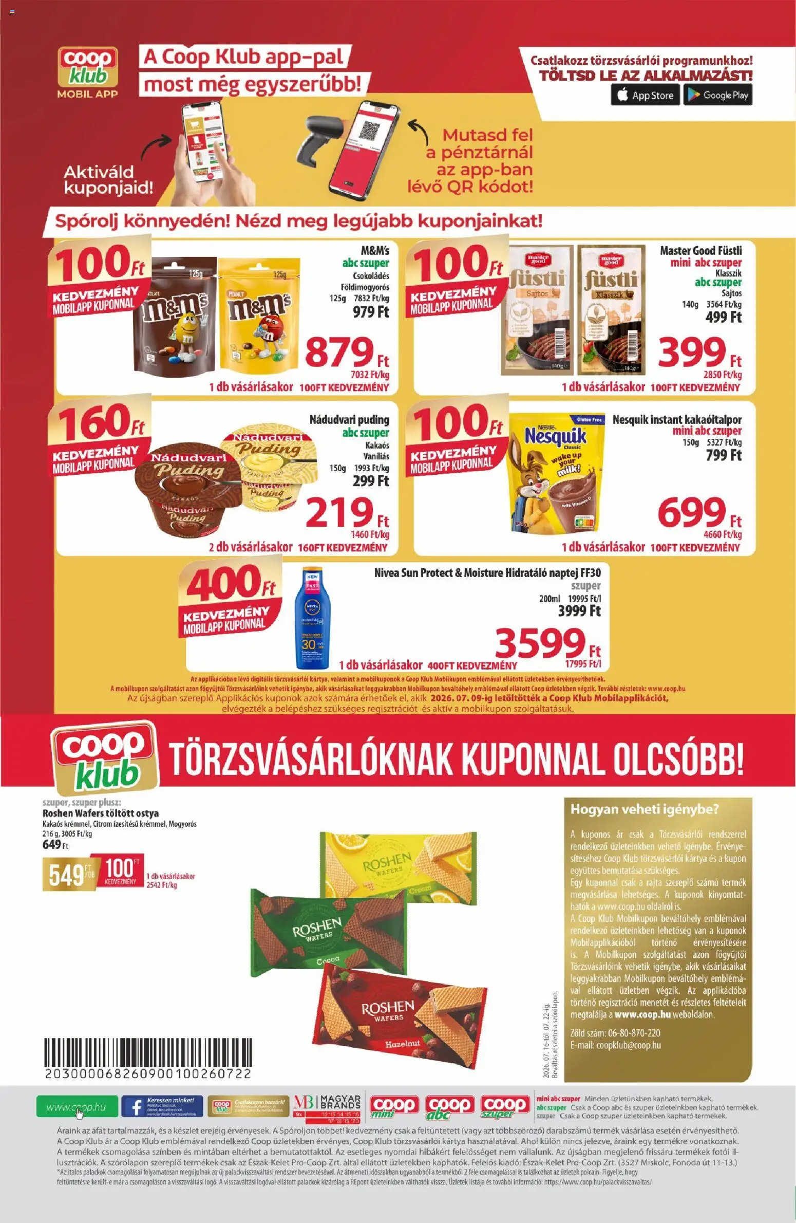 COOP akciós ujság - amely érvényes a következő dátumtól: 2026.07.16. | Oldal: 12