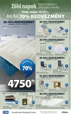 JYSK akciós újság - amely érvényes a következő dátumtól: 13.05.2026 | Oldal: 8 | Termékek: Törölköző, Képkeret, Szolárlámpa, Pléd